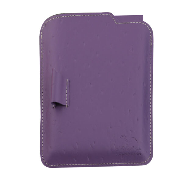 Notebook  Set With Woven Leather AKT40-3 Purple & Pink