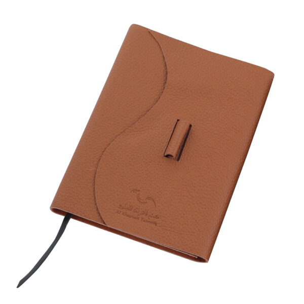 Notebook With Pen Holder AKT40-5  Brown